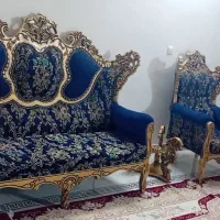 مبلمان ۹ نفره سلطنتی با میز ناهار خوری ۸ نفره|مبلمان خانگی و میز عسلی|ورامین, ورامین|دیوار
