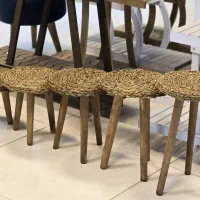 پایه گلدان چوبی پایه گلدان حصیری|گل و گیاه طبیعی|ری, صالح‌آباد شرقی|دیوار