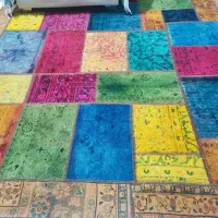 فرش دستباف چهل تیکه وینتیج