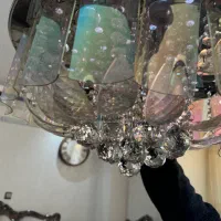 لوستر کریستال|لوستر و چراغ آویز|اصفهان, برازنده|دیوار