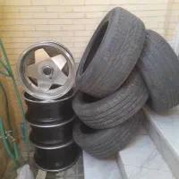 چهارعدد رینگ ولاستیک سالم|قطعات یدکی و لوازم جانبی|حمیدیا, |دیوار