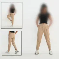 شلوار کتان مام زنانه