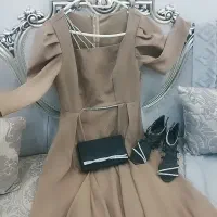 لباس مجلسی نسکافه ای|لباس|همدان, |دیوار