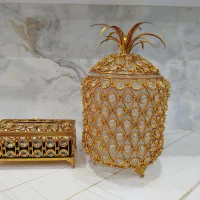 جا دستمال کاغذی و سطل آناناسی اماراتی