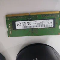 رم لپ تاپ 8 گیگ ddr4  میکرون و موس بی‌سیم و باسیم