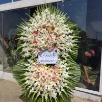 تاج گل درباری تبریک و ختمی در بازار گل امام رضا