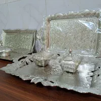 سینی و قندان سیلور