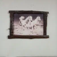 تابلو بزرگ طرح سه اسب|تابلو، نقاشی، عکس|شیراز, شهرک جماران|دیوار