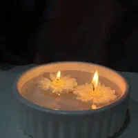 شمع بابونه هرعدد  ۲۵ت|صنایع دستی و سایر لوازم تزئینی|کامیاران, |دیوار