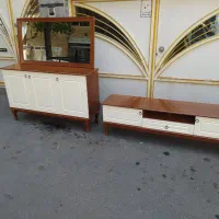 کنسول آینه زیبا و جذاب|بوفه، ویترین، کنسول|کرج, پیشاهنگی|دیوار