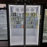یخچال ایستاده ویترینی ۲ در  موتور پایین