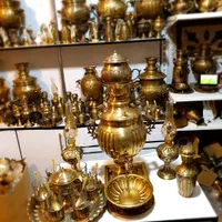 hews سماور گازی برنجی مسی برقی ذغالی زغالی6|سماور، چایساز، قهوهساز|اصفهان, دستگرده|دیوار