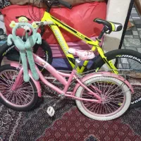 دوچرخه صورتی دخترونه|دوچرخه، اسکیت، اسکوتر|پارس‌آباد, |دیوار