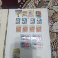 آلبوم تمبر  قدیمی،خارجی وایرانی دوره سال۵۵ به بالا|کلکسیون سکه، تمبر، اسکناس|دزفول, |دیوار