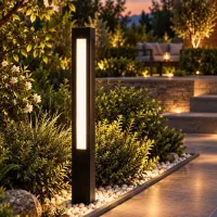 چراغ پارکی و حیاطی مدل مربع
