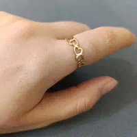 انگشتر مینیمال ۴ درصد فقط تا شب