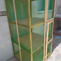 قفس چوبی 3 طبقه