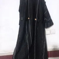 مانتو ژاکارد درجه یک.در حد نو