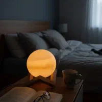 آباژور سنگ نمک|چراغ خواب و آباژور|قم, ولیعصر|دیوار