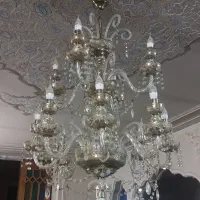 لوستر قدیمی ۱۲ شاخه ،۲ طبقه ،کلکسیونی