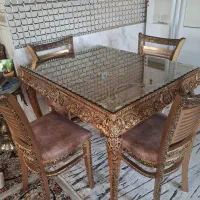 میز و صندلی غذا خوری سلطنتی هندی|میز و صندلی غذاخوری|اسلام‌شهر, زرافشان|دیوار