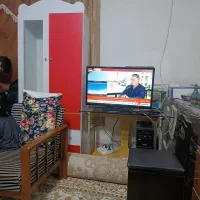 کمد سفید قرمز سه کشو