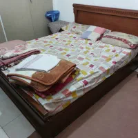 سرویس کامل خواب دو نفره. تخت، آینه، میز، پاتختی|تخت و سرویس خواب|تهران, نارمک|دیوار