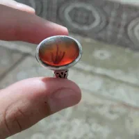 انگشترعقیق یمنی شجردار