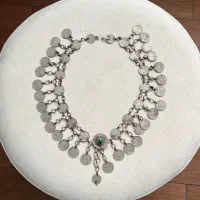 دو عدد آویز سکه عتیقه