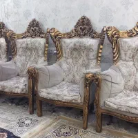 مبل سلطنتی ۹نفره|مبلمان خانگی و میز عسلی|اهواز, کمپلو جنوبی|دیوار