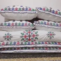 تشک و کناره و بالشت بلوچی کاملا دست دوز|تشک تختخواب|زاهدان, |دیوار