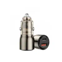 شارژر فندکی فست و PD دو پورت Wiwu مدل WI-QC012