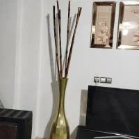 فقط شاخه های داخل گلدون فروشی هست ..‌