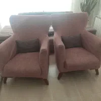 مبل ۷ نفره با جلومیزی و میز تلویزیون|مبلمان خانگی و میز عسلی|مشکین‌دشت, |دیوار