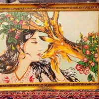۲عددتابلو کوبلن دست دوز بزرگ