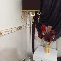 آباژور قهوه ای سالم|چراغ خواب و آباژور|بهارستان, |دیوار