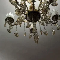 لوستر برنز|لوستر و چراغ آویز|تبریز, |دیوار