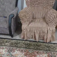 مبل هفت نفر با روکش تمیز در حد نو قیمت ده میلیون