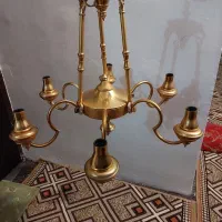 لوستر سقفی ۶شعله|لوستر و چراغ آویز|رشت, خمیران زاهدان|دیوار