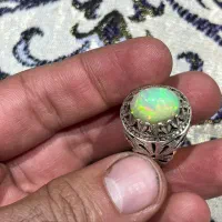 انگشتر نقره اوپال|جواهرات|کرج, شهرک بنفشه|دیوار