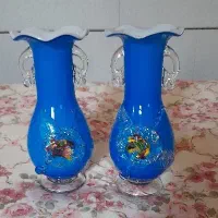 گلدان شیشه‌ایی قدیمی