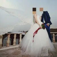 لباس عروس نو بهمراه تور