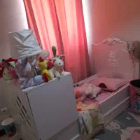 تخت نوجوان سفید|تخت و صندلی بچه|تهران, بهارستان|دیوار