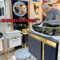 کابین روشوییOff White+توالت فرنگی مستقیم ازکارخانه