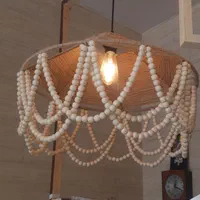 لوستر چوبی دست‌ساز با چوب روسی مرغوب