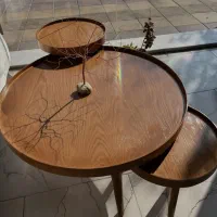 تولیدی میز عسلی . جلو مبلی چوبی همدان|مبلمان خانگی و میز عسلی|همدان, |دیوار