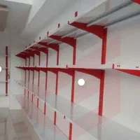 ویترین، سوپری قرمز وکفی سفید و قفسه ی آسان نصب|فروشگاه و مغازه|آباده, |دیوار