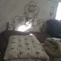 سرویس خواب دونفره فرفورژه بدون تشک|تخت و سرویس خواب|تهران, شهر زیبا|دیوار