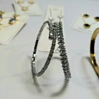 بدلیجات زیورآلات ولنتاین/بنگل دستبندگوشواره نیمست