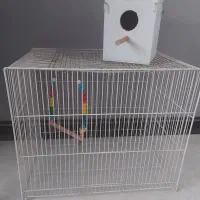 قفس سایز بزرگ و لونه پرنده